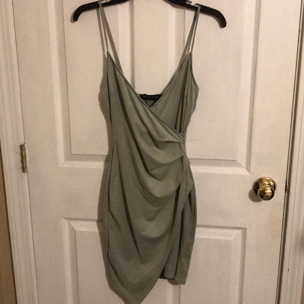 Suede dress
